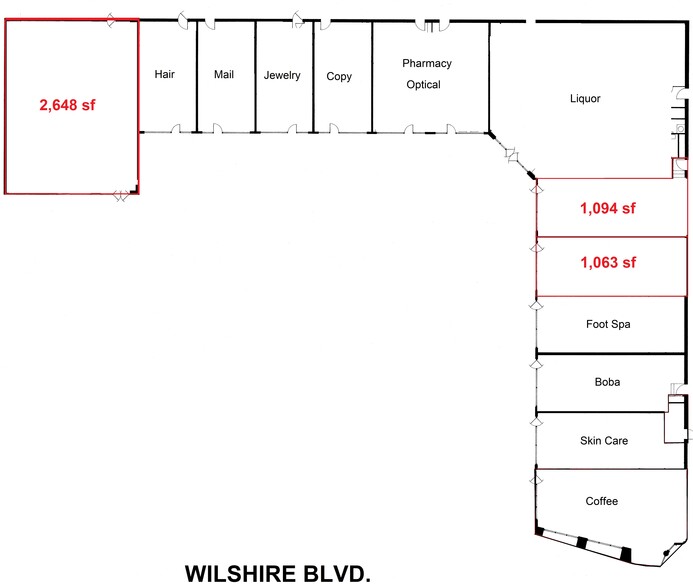 8300-8328 Wilshire Blvd, Beverly Hills, CA en alquiler - Plano del sitio - Imagen 1 de 1