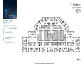 311 S Wacker Dr, Chicago, IL en alquiler Plano de la planta- Imagen 1 de 3