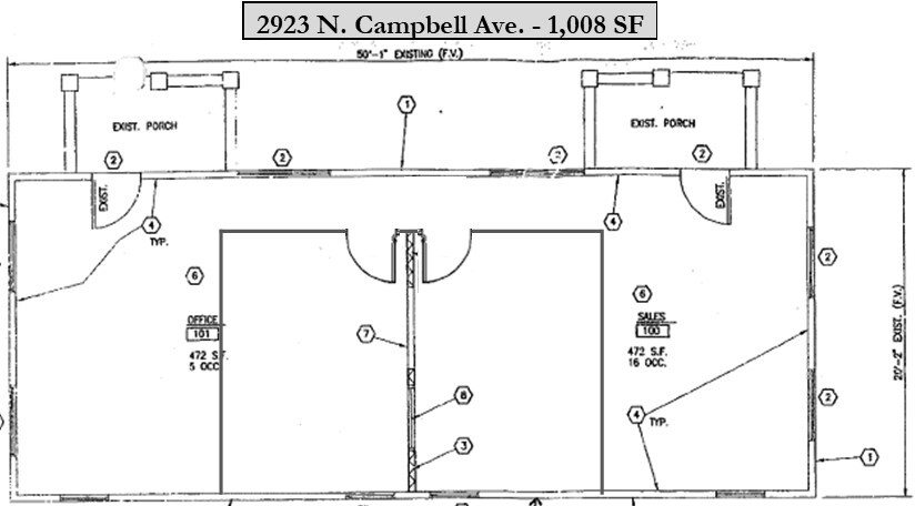 2923 N Campbell Ave, Tucson, AZ en alquiler Foto del edificio- Imagen 1 de 1