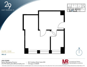 29 E Madison St, Chicago, IL en alquiler Plano de la planta- Imagen 1 de 6