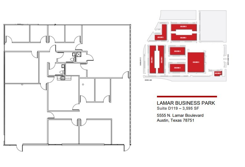 5555 N Lamar Blvd, Austin, TX en alquiler Plano de la planta- Imagen 1 de 1