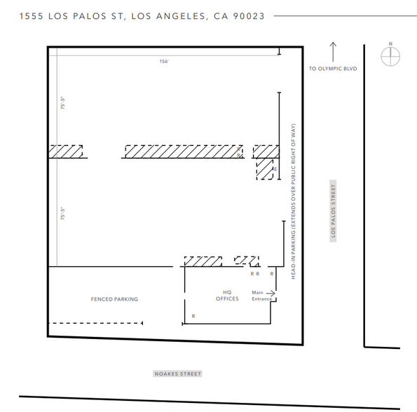 1555 Los Palos St, Los Angeles, CA en venta - Plano de la planta - Imagen 2 de 6