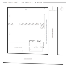 1555 Los Palos St, Los Angeles, CA en alquiler Plano de la planta- Imagen 1 de 1