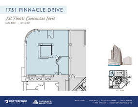 1751 Pinnacle Dr, McLean, VA en alquiler Plano de la planta- Imagen 1 de 1