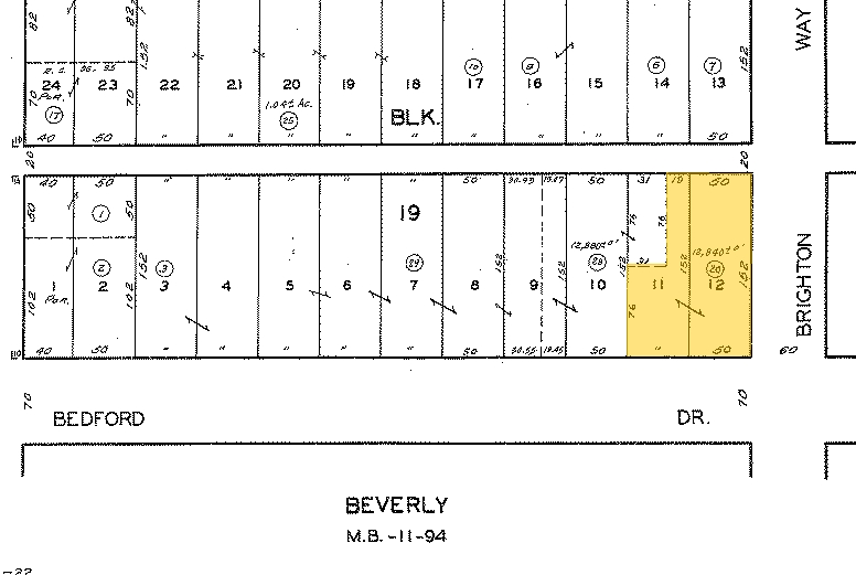 9625-9647 Brighton Way, Beverly Hills, CA en alquiler - Plano de solar - Imagen 3 de 11