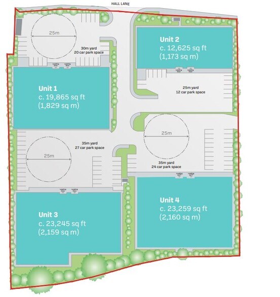 Hall Ln, Bolton en alquiler - Plano del sitio - Imagen 2 de 2