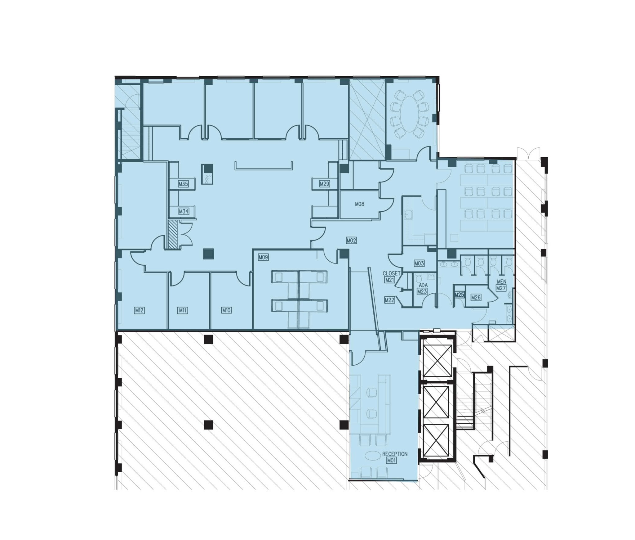 1750 K St NW, Washington, DC en alquiler Plano de la planta- Imagen 1 de 1