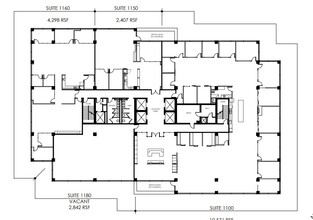 1845 Woodall Rodgers Fwy, Dallas, TX en alquiler Plano de la planta- Imagen 2 de 2