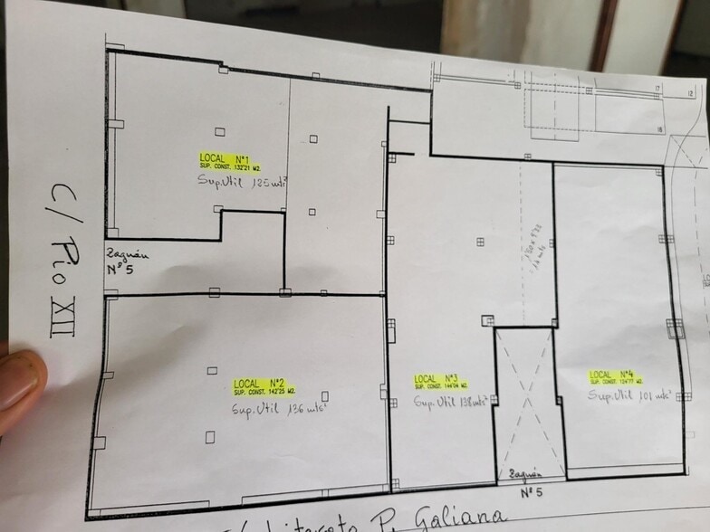 Local en Ontinyent, Valencia en alquiler - Plano de la planta - Imagen 2 de 9