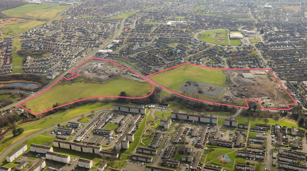 24 Dunn Crescent, Dunfermline en venta - Vista aérea - Imagen 3 de 3