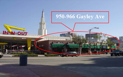 950-966 Gayley Ave, Los Angeles, CA en alquiler - Foto del edificio - Imagen 2 de 9