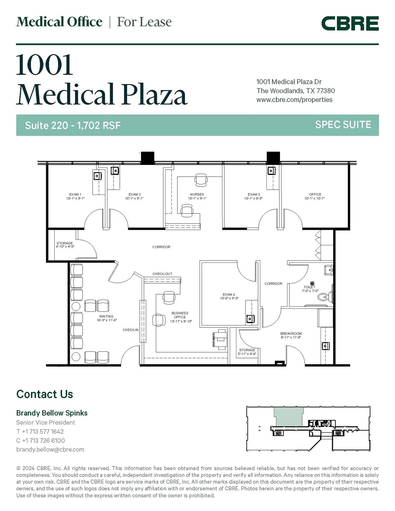 1001 Medical Plaza Dr, The Woodlands, TX en alquiler Foto del edificio- Imagen 1 de 6