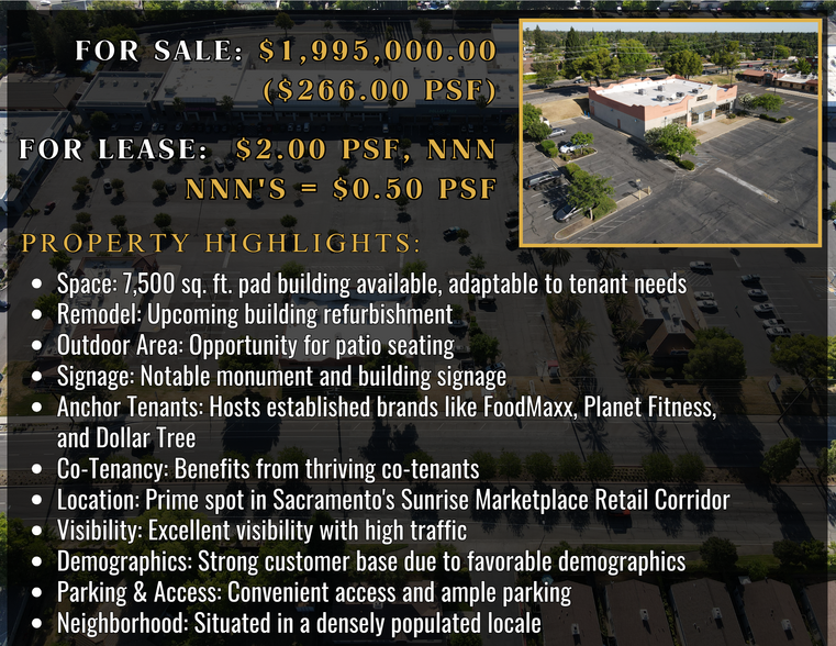 7010 Sunrise Blvd, Citrus Heights, CA en venta - Foto del edificio - Imagen 3 de 30