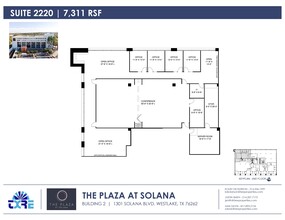 1301 Solana Blvd, Westlake, TX en alquiler Plano de la planta- Imagen 2 de 2