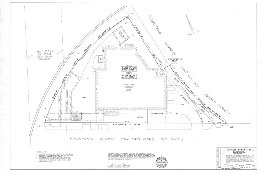 8101 Hempstead Rd, Houston, TX en venta - Plano del sitio - Imagen 3 de 3