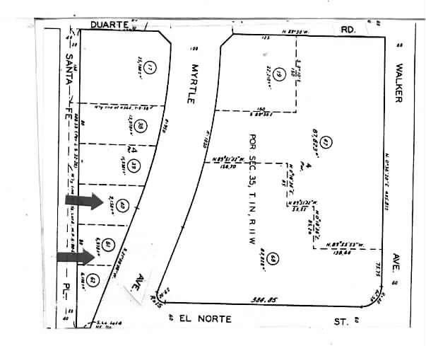 1819 S Myrtle Ave, Monrovia, CA en alquiler - Plano de solar - Imagen 3 de 8