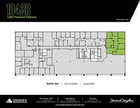 10480 Little Patuxent Pky, Columbia, MD en alquiler Plano de la planta- Imagen 1 de 1