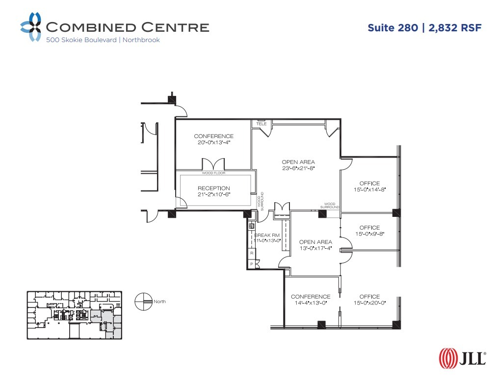 707 Skokie Blvd, Northbrook, IL en alquiler Plano de la planta- Imagen 1 de 1