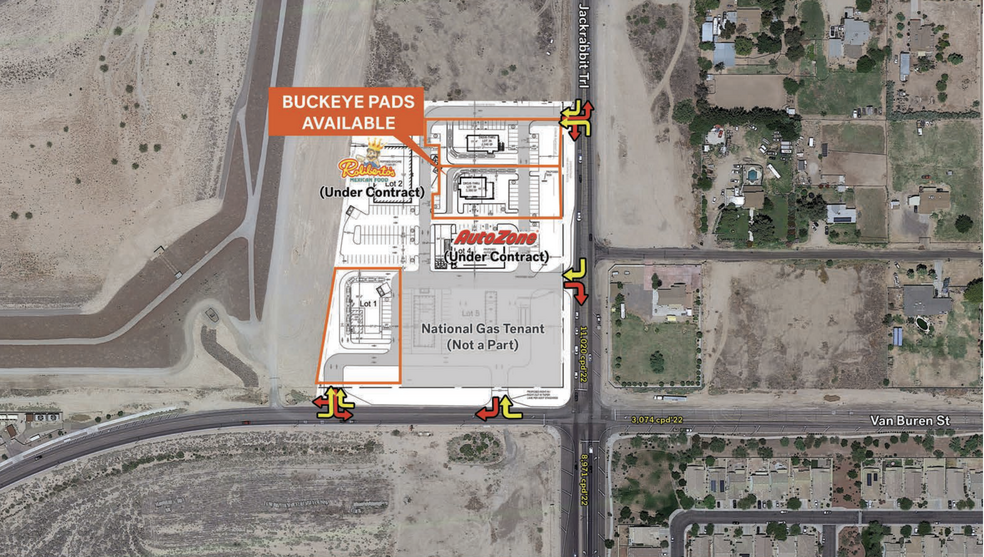 NWC of Van Buren & JackRabbit Trail, Buckeye, AZ en alquiler - Foto del edificio - Imagen 2 de 3