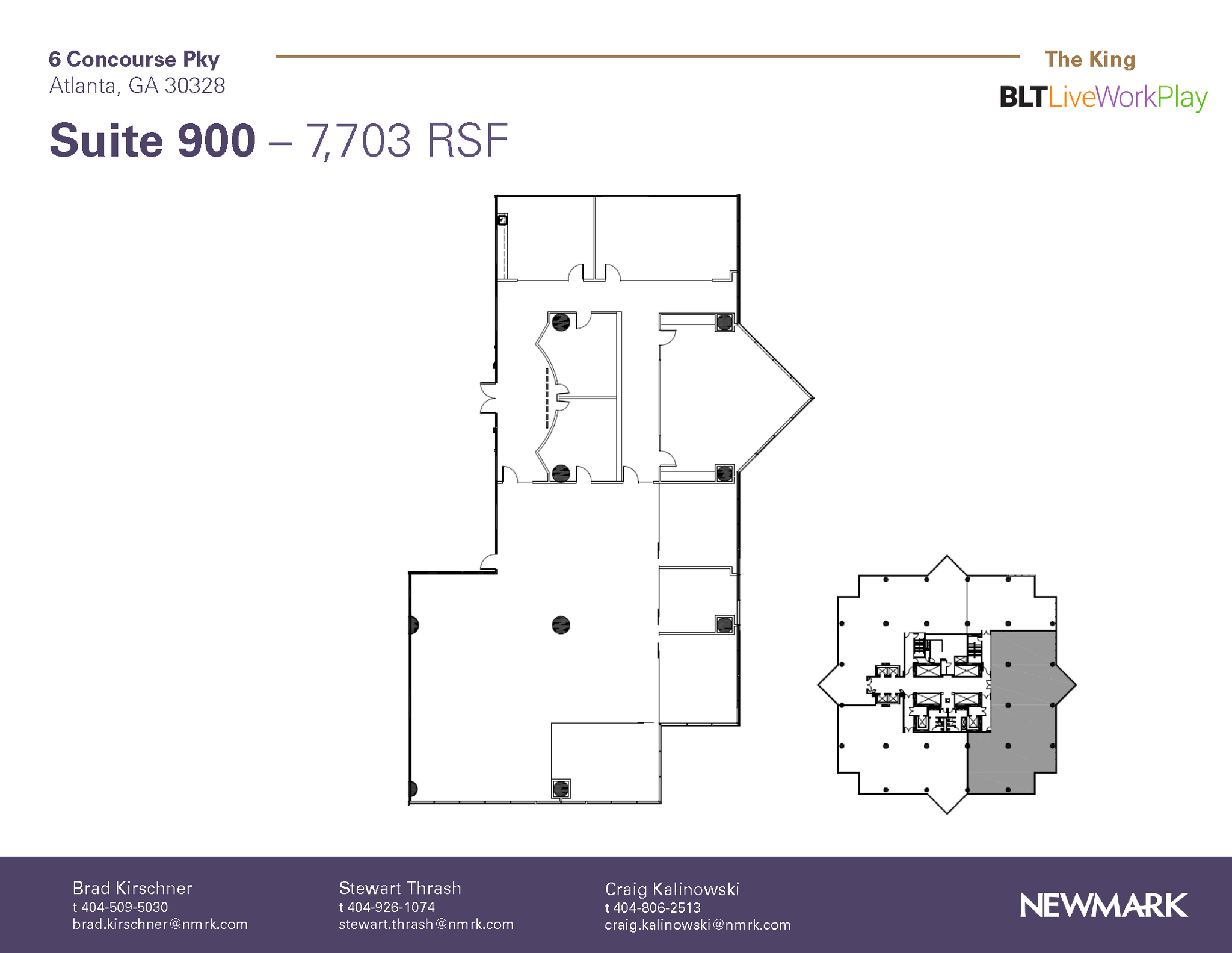 6 Concourse Pky NE, Atlanta, GA en alquiler Plano de la planta- Imagen 1 de 1