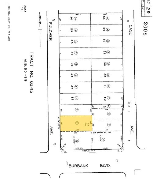 5614 Fulcher Ave, North Hollywood, CA en venta - Plano de solar - Imagen 3 de 3