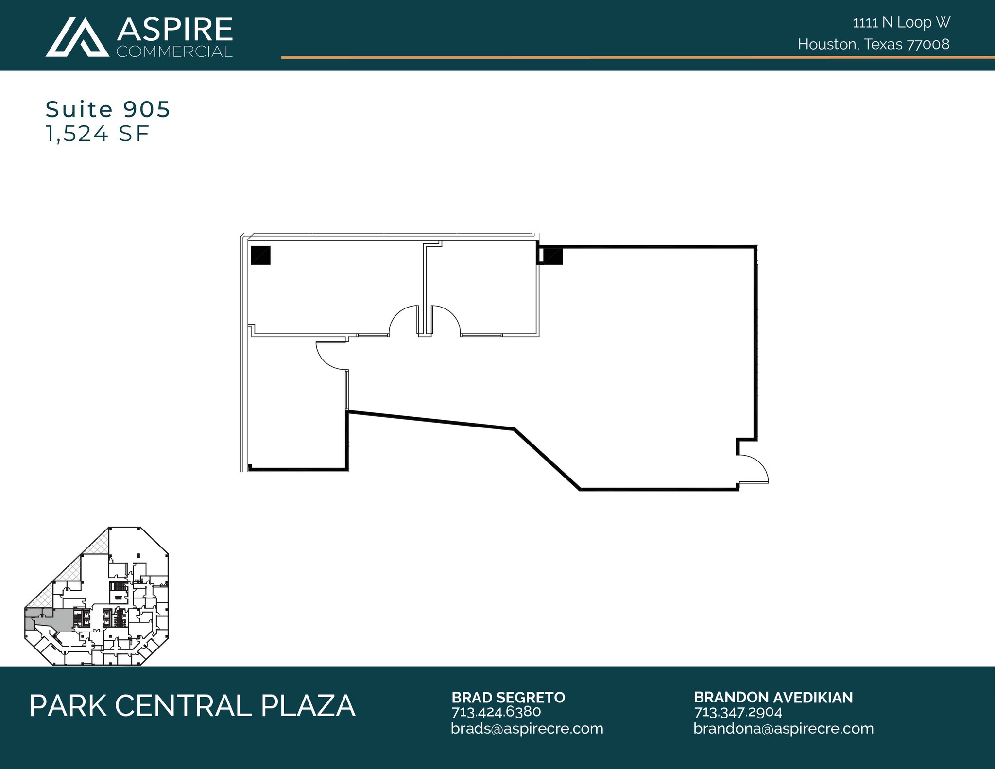 1111 N Loop W, Houston, TX en alquiler Plano de la planta- Imagen 1 de 1