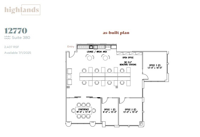 12750 High Bluff Dr, San Diego, CA en alquiler Plano de la planta- Imagen 1 de 8