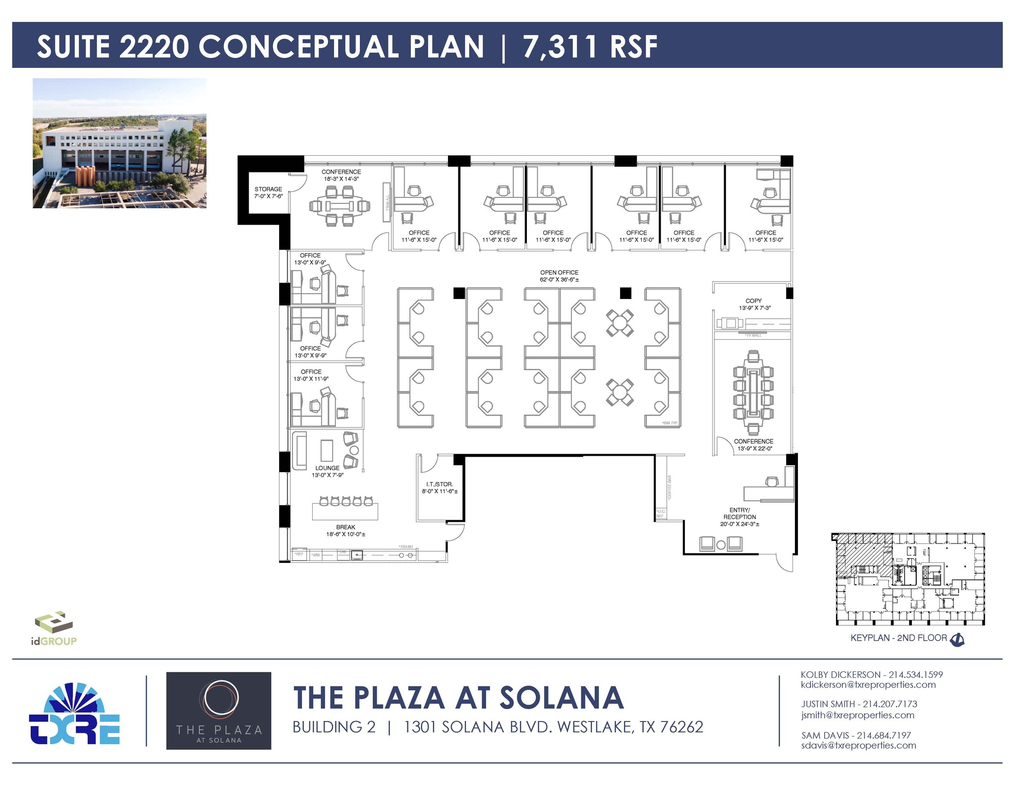 1301 Solana Blvd, Westlake, TX en alquiler Plano de la planta- Imagen 1 de 2