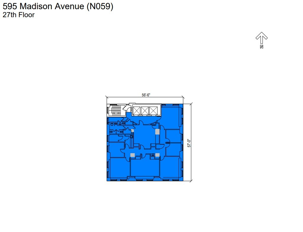 595 Madison Ave, New York, NY en alquiler Plano de la planta- Imagen 1 de 1