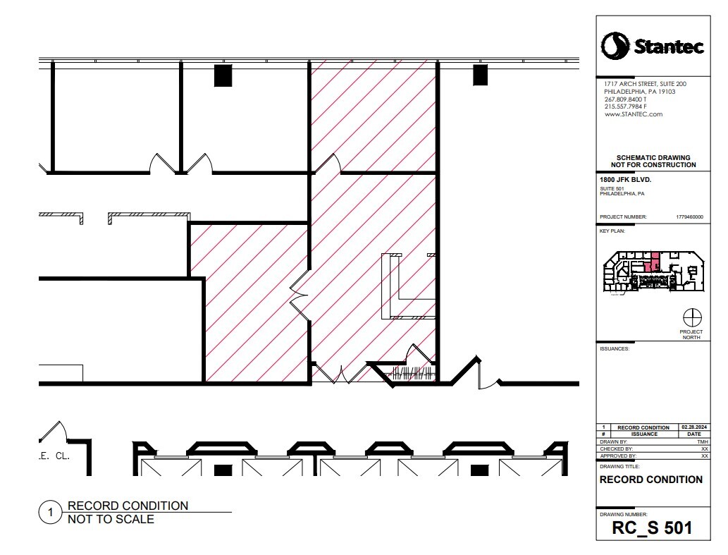 1800 John F Kennedy Blvd, Philadelphia, PA en alquiler Plano de la planta- Imagen 1 de 1