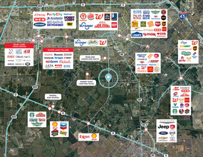 18806 Pearland Sites Rd, Pearland, TX - VISTA AÉREA  vista de mapa