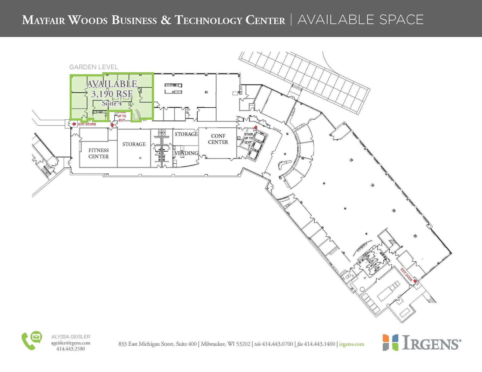 10700 W Research Dr, Milwaukee, WI en alquiler Plano de la planta- Imagen 1 de 1