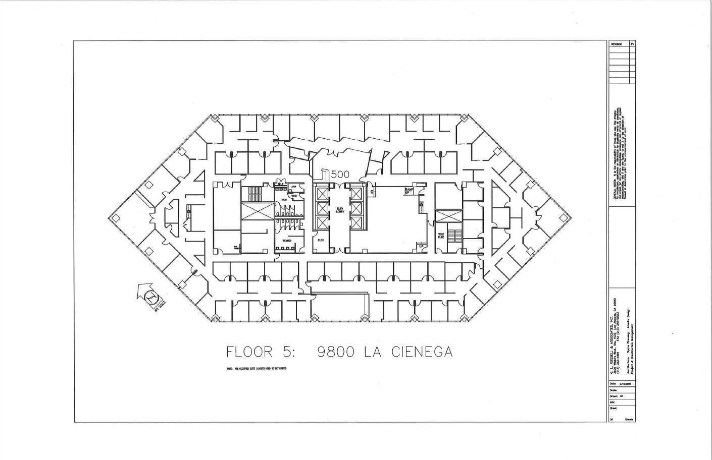 9800 S La Cienega Blvd, Inglewood, CA en alquiler Plano de la planta- Imagen 1 de 1