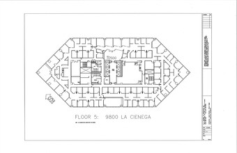 9800 S La Cienega Blvd, Inglewood, CA en alquiler Plano de la planta- Imagen 1 de 1