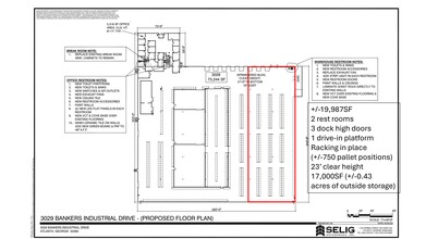 3029 Bankers Industrial Dr, Atlanta, GA en alquiler Plano del sitio- Imagen 1 de 1