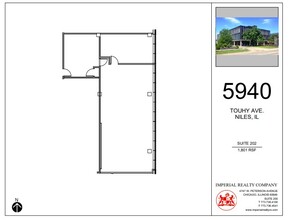 5940 W Touhy Ave, Niles, IL en alquiler Plano de la planta- Imagen 1 de 5