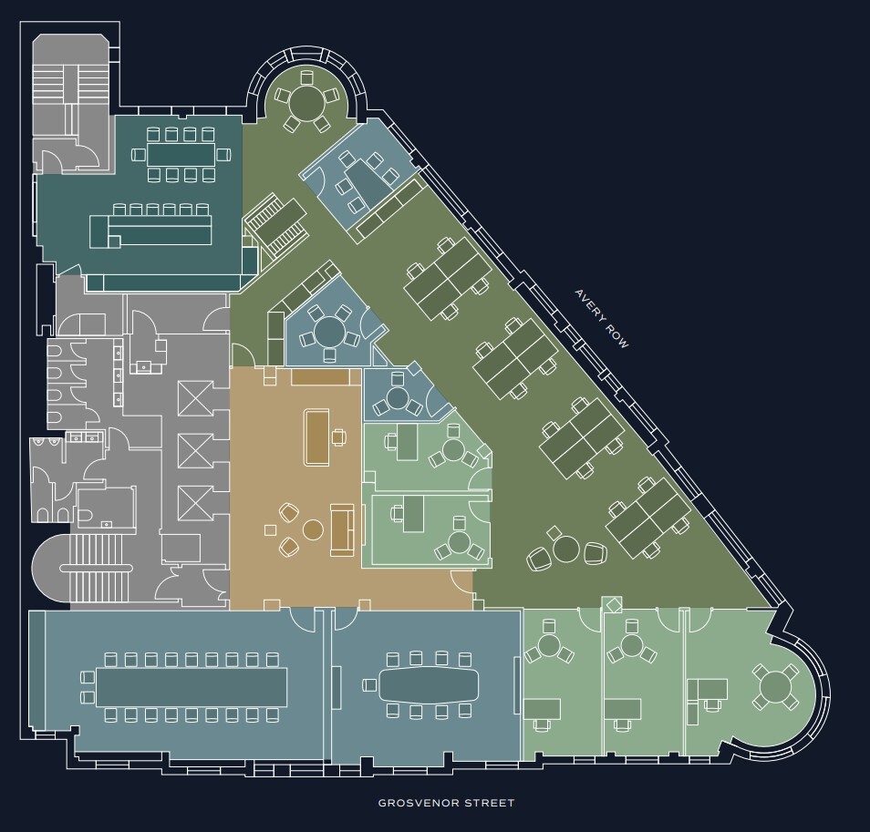 6 Grosvenor St, London en alquiler Plano de la planta- Imagen 1 de 10