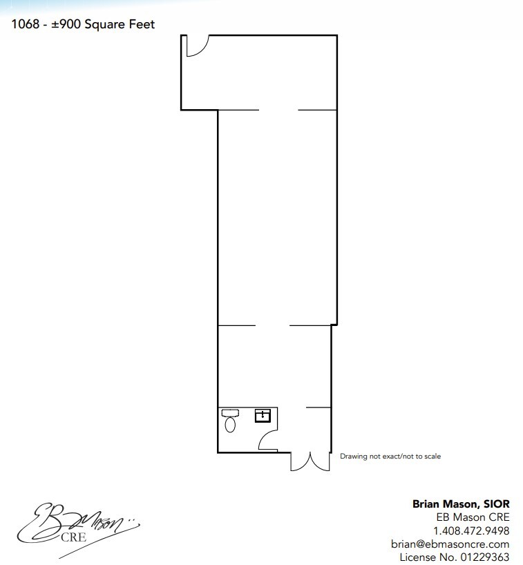 1060-1070 Lincoln Ave, San Jose, CA en alquiler Plano de la planta- Imagen 1 de 1