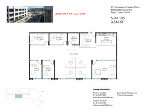 8560 Belleview Dr, Plano, TX en alquiler Plano de la planta- Imagen 1 de 4