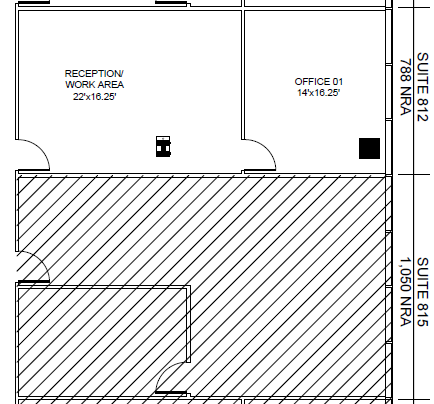 2100 Travis St, Houston, TX en alquiler Plano de la planta- Imagen 1 de 2