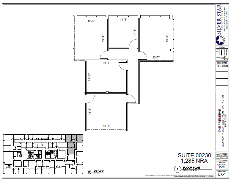 2000 N Loop Fwy W, Houston, TX en alquiler Plano de la planta- Imagen 1 de 1