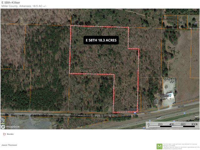 18.3 Acres E 58th St, Texarkana, AR en venta - Vista aérea - Imagen 1 de 1