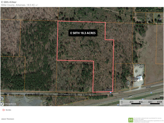 Más detalles para 18.3 Acres E 58th St, Texarkana, AR - Terrenos en venta