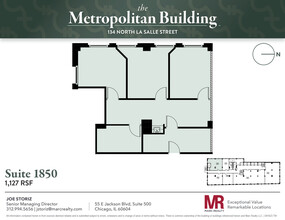 134 N LaSalle St, Chicago, IL en alquiler Plano de la planta- Imagen 1 de 5