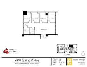 4201 Spring Valley Rd, Dallas, TX en alquiler Plano del sitio- Imagen 1 de 1