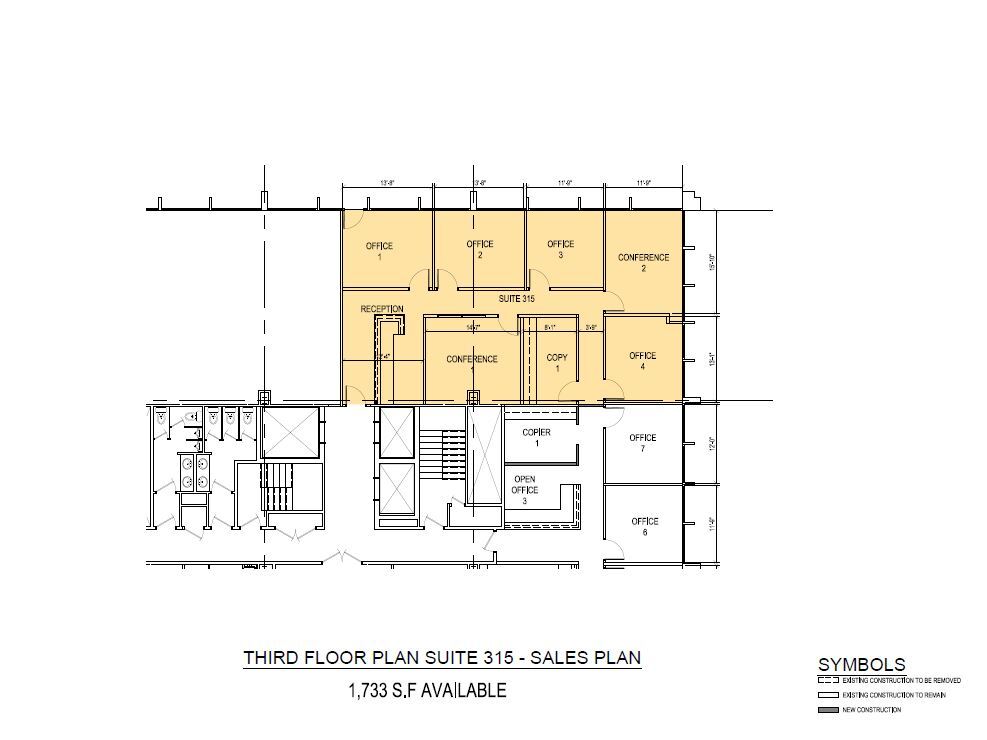 409 Washington Ave, Towson, MD en alquiler Plano de la planta- Imagen 1 de 1