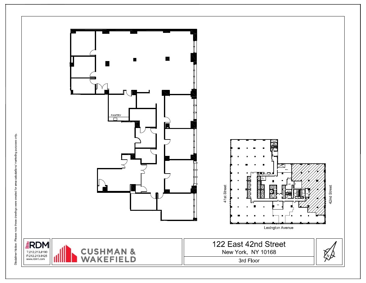 122 E 42nd St, New York, NY en alquiler Plano de la planta- Imagen 1 de 2