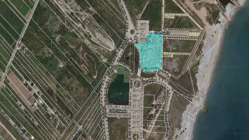 Carrer Suiza, Moncofa, Castellón en venta - Plano de solar - Imagen 2 de 2