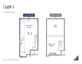 401-405 S 3rd St, Renton, WA en alquiler Plano de la planta- Imagen 2 de 5