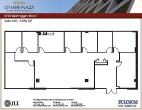 8725 W Higgins Rd, Chicago, IL en alquiler Plano de la planta- Imagen 1 de 1